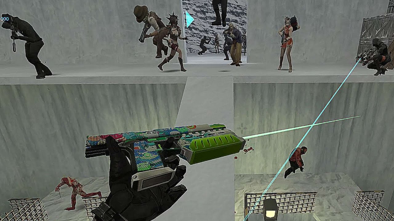 Counter-Strike: Zombie escape mod-ze_ice_escape on Dark Professional