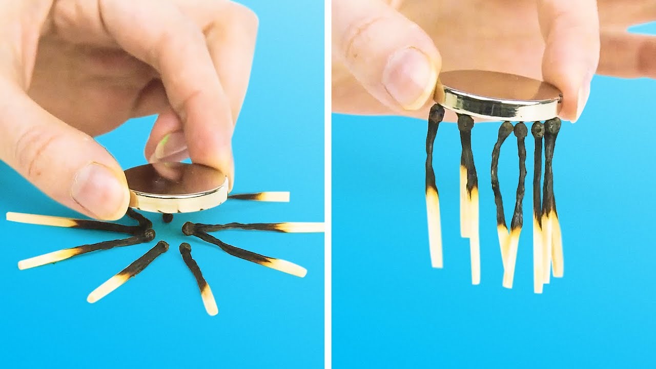 15 TRICKS AND HACKS WITH MAGNETS