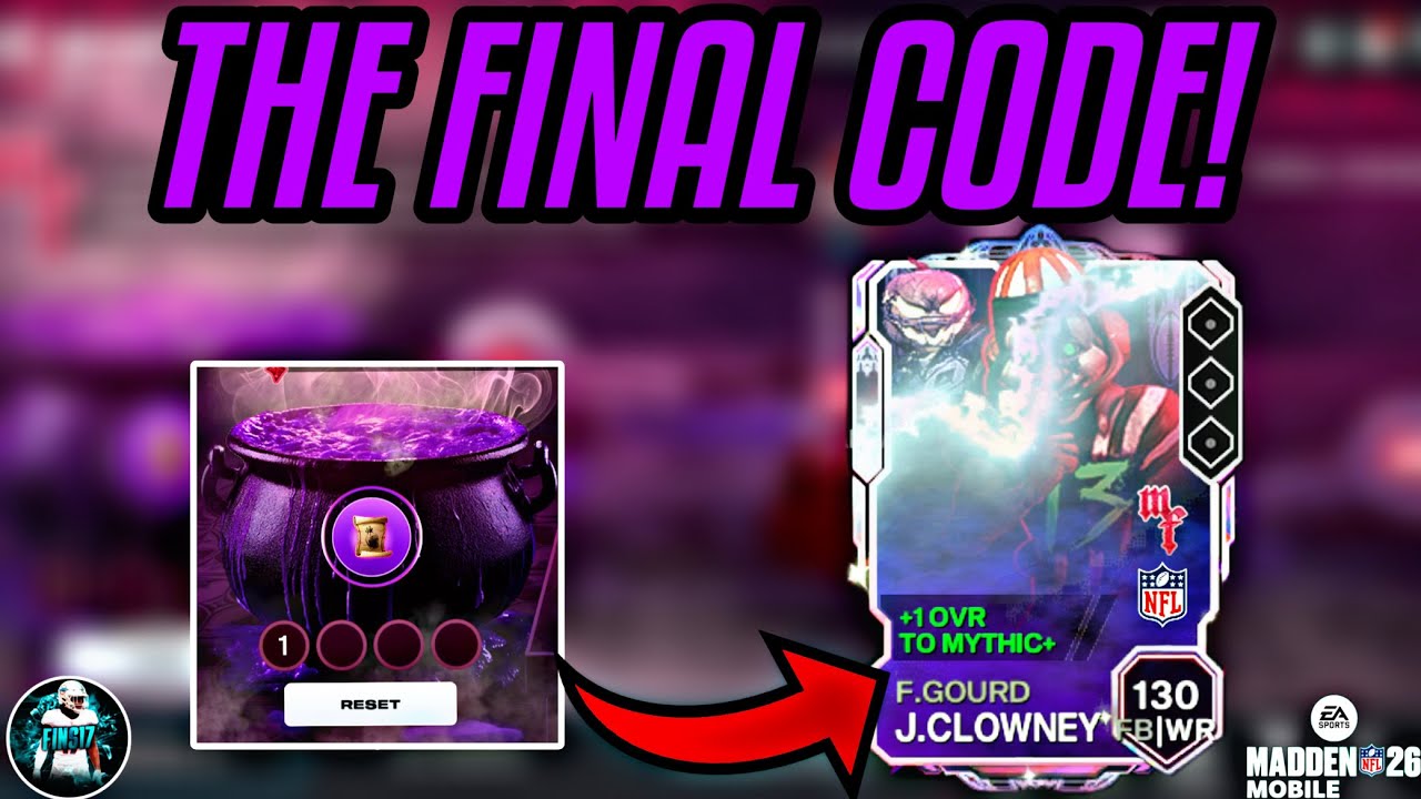 ФИНАЛЬНЫЙ СЕКРЕТНЫЙ КОД ЗЕЛЬЯ! ПОЛУЧИТЕ ВСЕ НАГРАДЫ! Madden Mobile 26