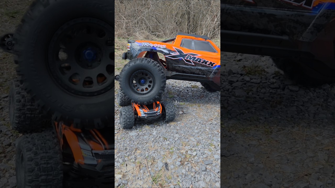 traxxas xmaxx size comparison to mini maxx #subscribe ##rccars 🔥 🔥