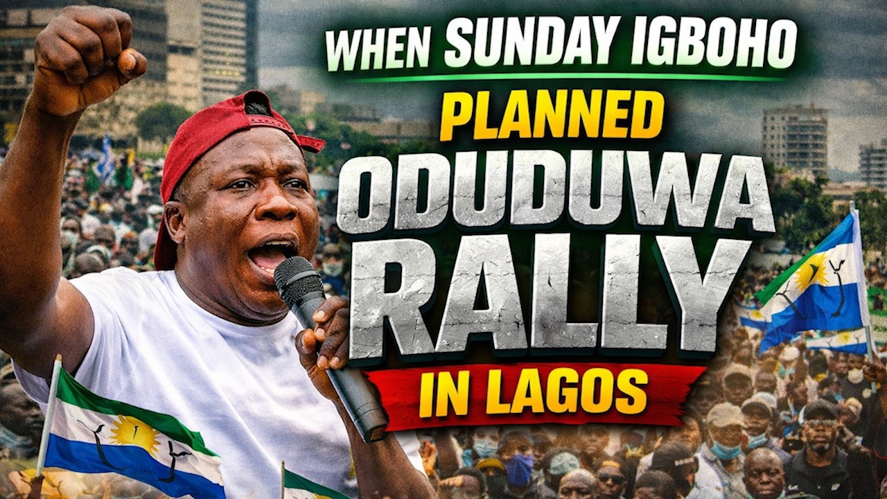WHEN SUNDAY IGBOHO PLANNED ODUDUWA RALLY IN LAGOS