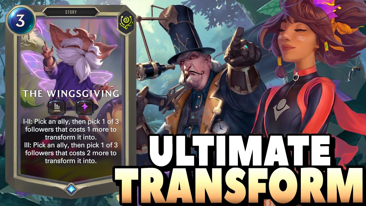 THIS TRANSFORM DECK IS BRUTAL !! Legends of Runeterra