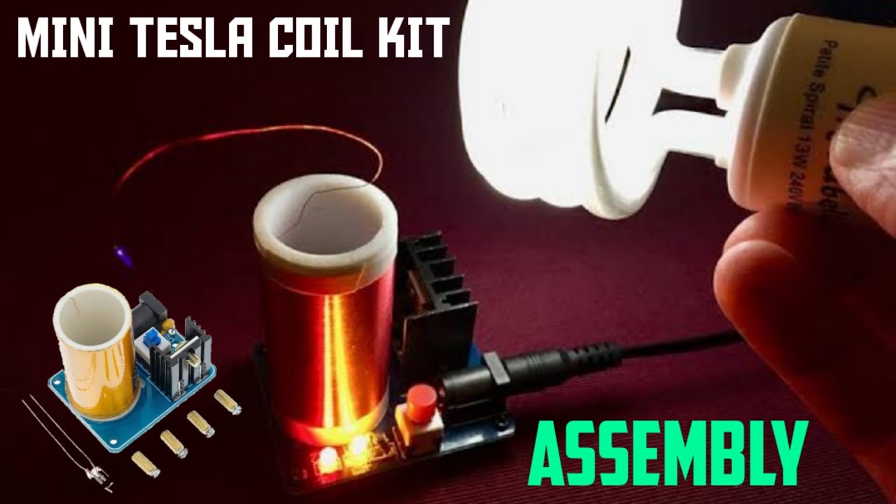 How to make a mini tesla coil at home || BD243 Tesla coil kit assembly || DIY Poweful Tesla coil ||