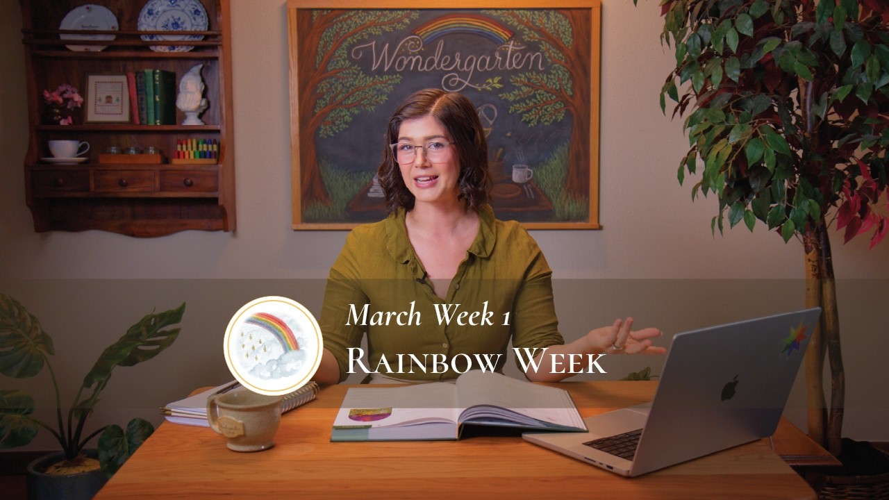 Rainbow Week | The Return of the Fairies, Beeswax Modeling, and Rainbow Focaccia