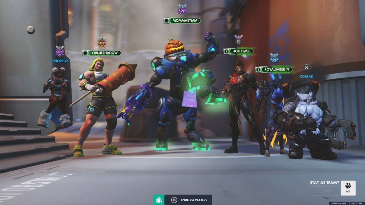 We are so back| overwatch Ranked | High Platinum - mid Diamond