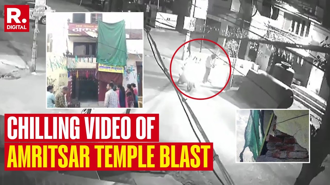 Amritsar Temple Blast: Chilling Video Shows 2 Men On Bike Throwing Explosives, Pak Link Suspected