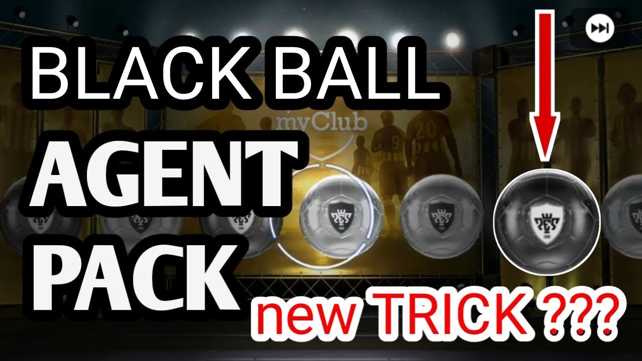 TRICK BLACK BALL AGENT PACK PES 2018 MOBILE ANDROID