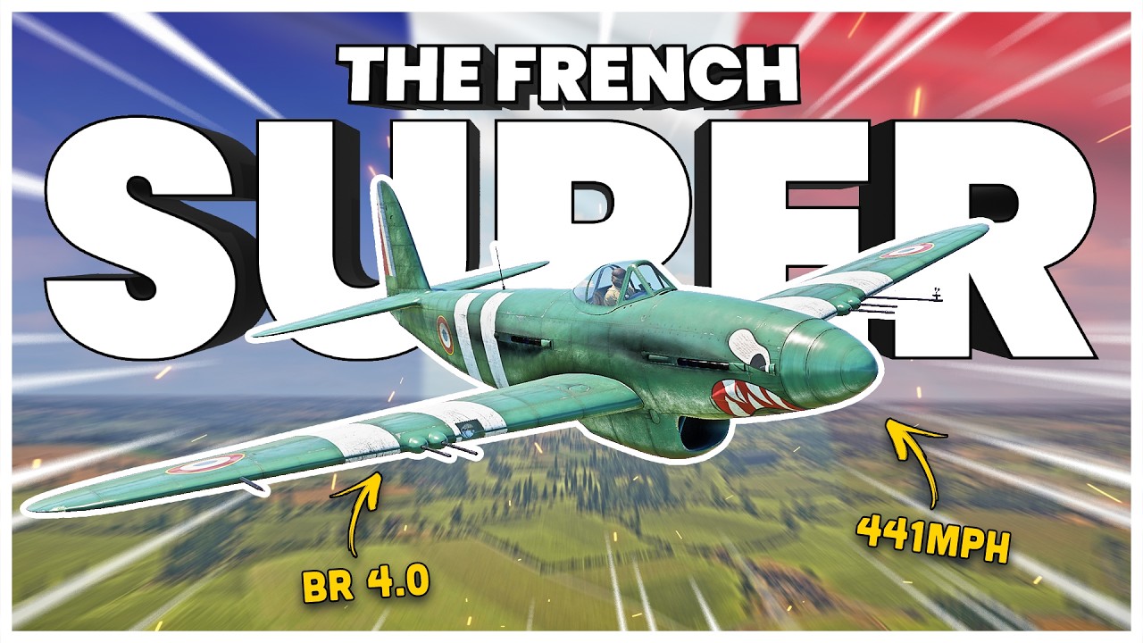 Французский СУПЕРПРОП на BR 4.0 (War Thunder VB.10-C)