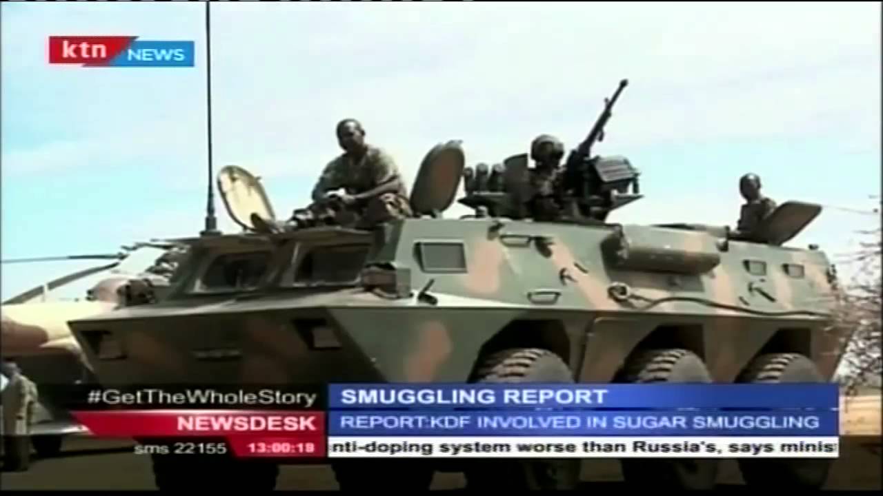 KDF soldiers accused of sugar smuggling in Somali
