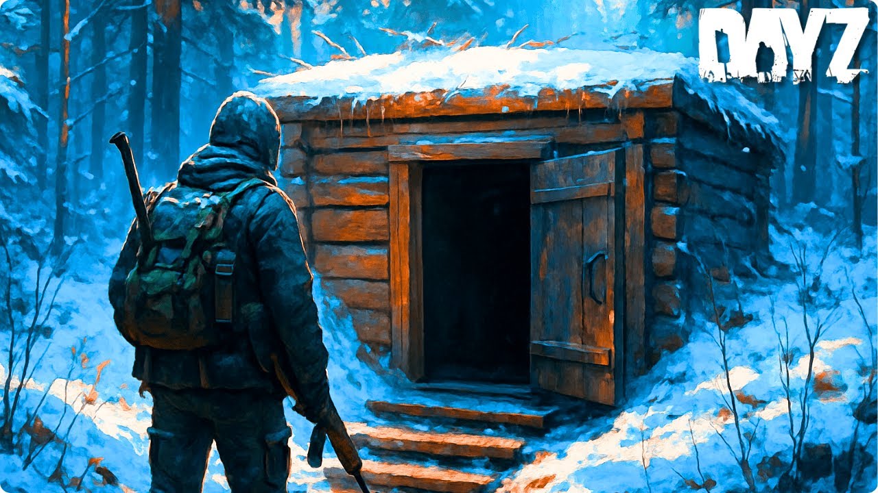 CONSTRUÍMOS um BUNKER PÓS APOCALÍPTICO na NEVE - DayZ