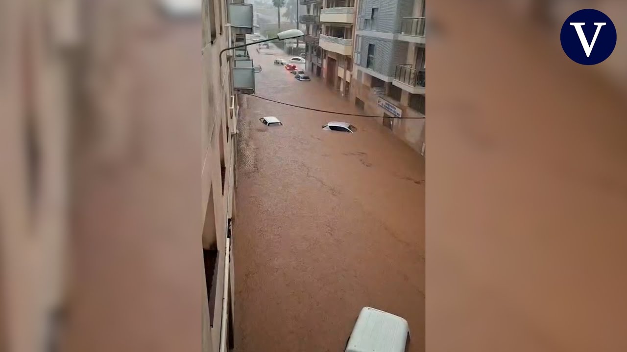 Impresionantes imágenes de las inundaciones y el caos en el Montsià por la dana Alice