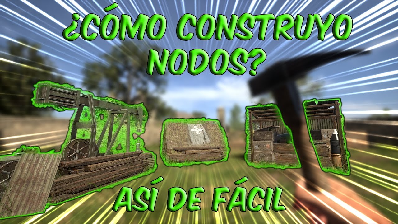 Rápido tutorial de cómo construir NODOS en Hell let loose | Español