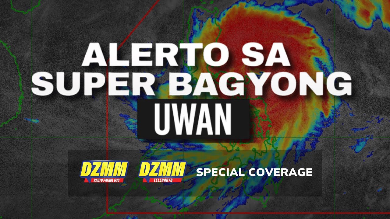 LIVE: DZMM Special Coverage Alerto sa Super Bagyong Uwan (09 November 2025)