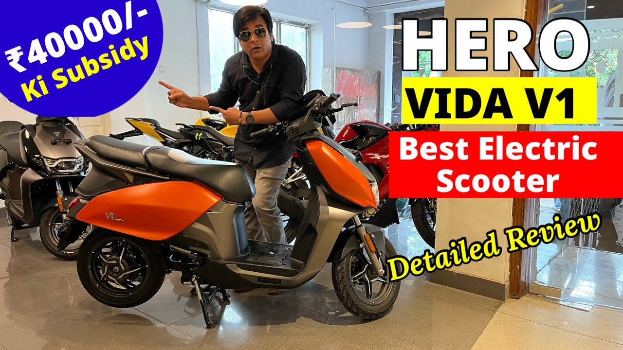 Hero VIDA V1 Electric Scooter Detailed Review ₹40k Subsidy Available