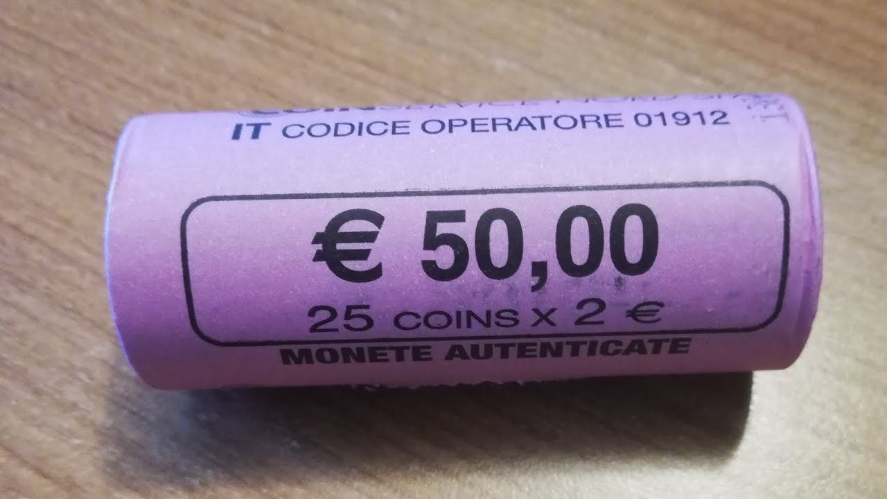 Coin roll hunting 2 euro