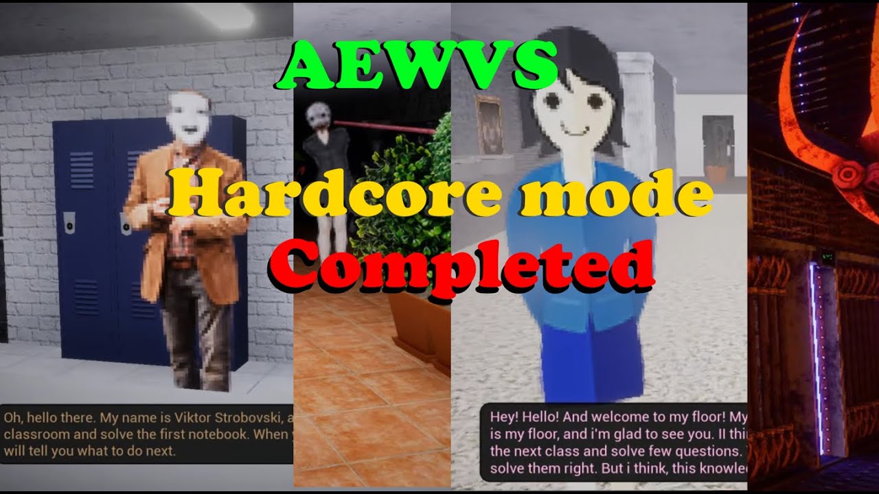 [Hardcore mode] - Advanced Education with Viktor Strobovski / Baldi's basics / ACHS
