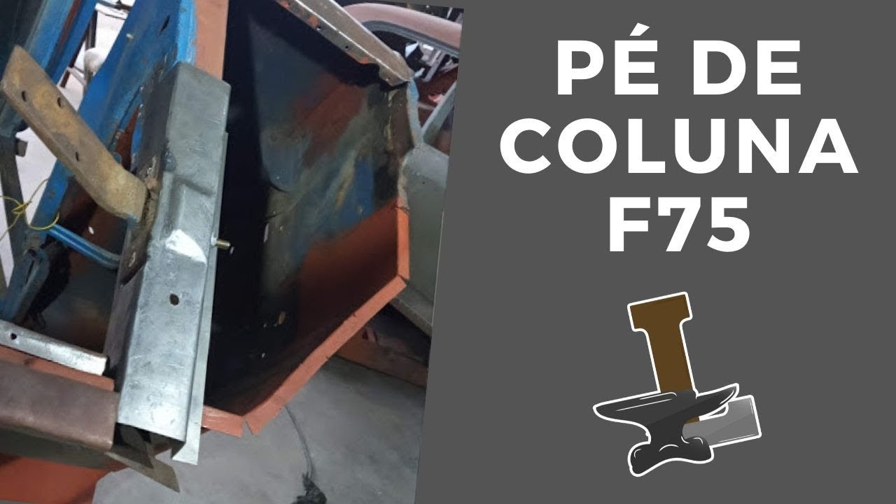F75 - Fabrica&ccedil;&atilde;o de um p&eacute; de coluna via gabarito