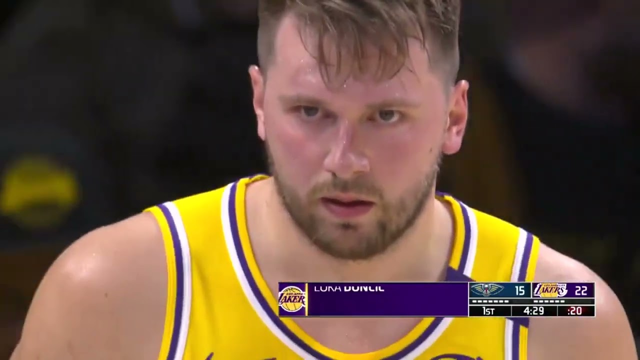 Luka Doncic INSANE Heat Check hits 3 straight three pointers in 1 minute and does a dance