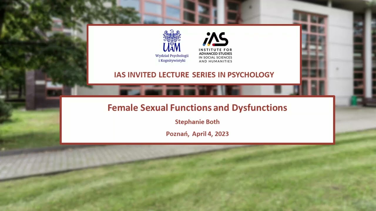 Female Sexual Functions and Dysfunctions