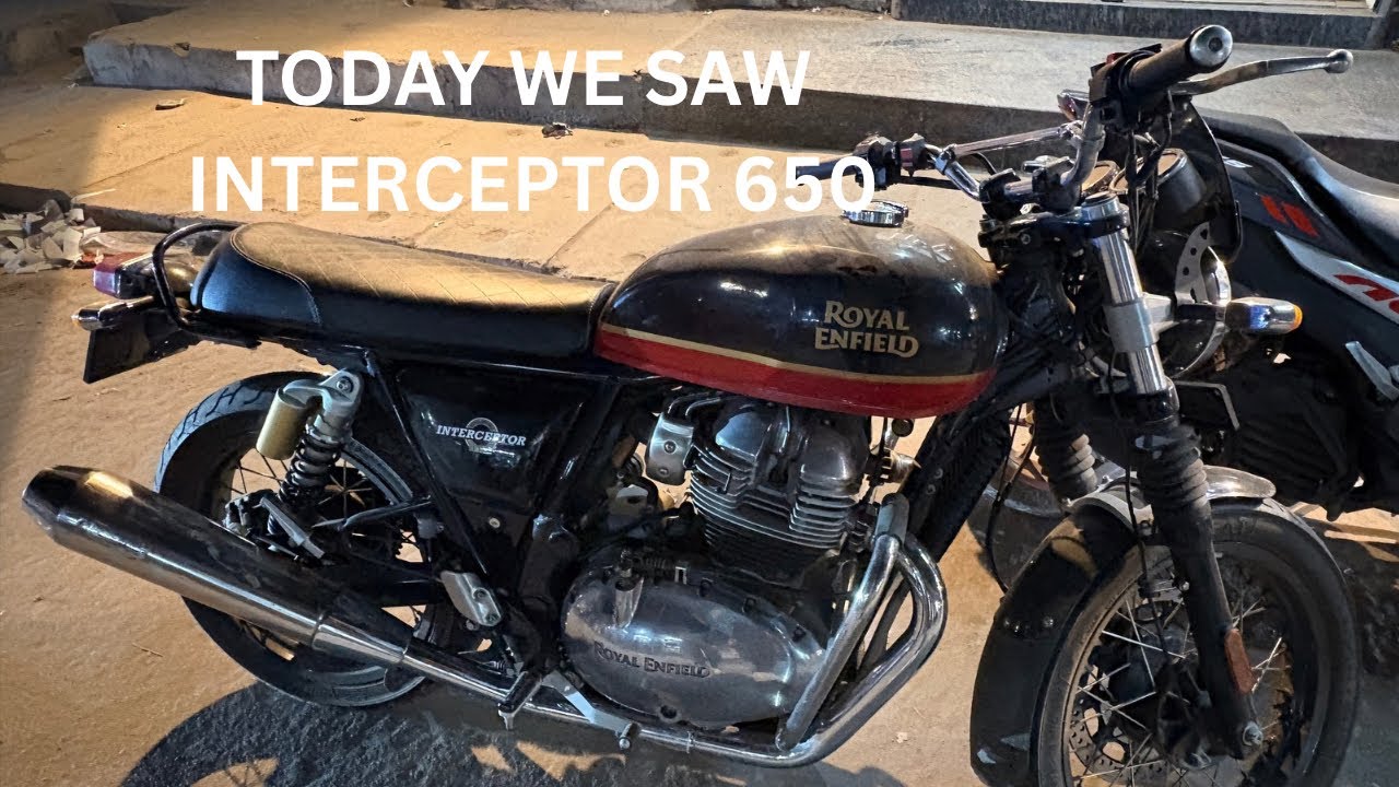 Aaj humne dekhi interceptor 650 maja aa gya 