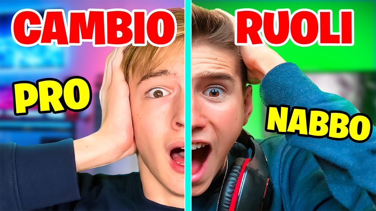 MI SCAMBIO DI RUOLO CON I MEMBRI DEL MIO TEAM!! Fortnite ITA
