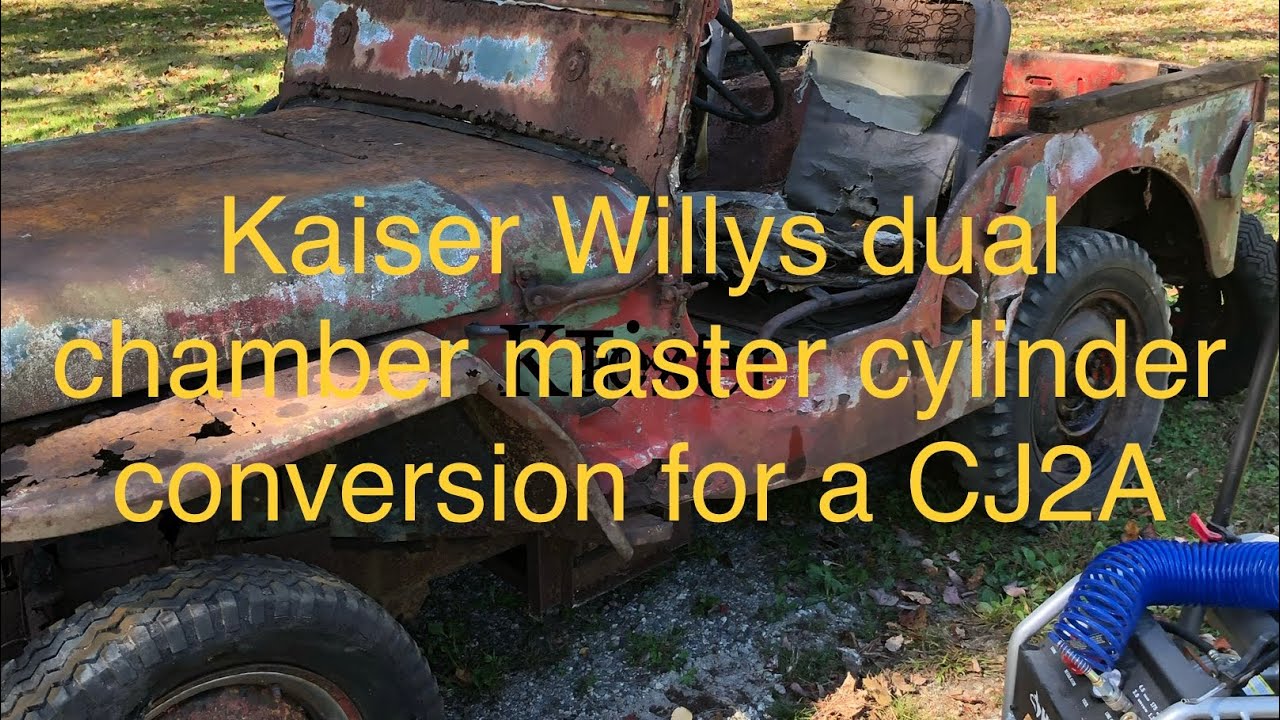 Установка двойного главного цилиндра Jeep Willys
