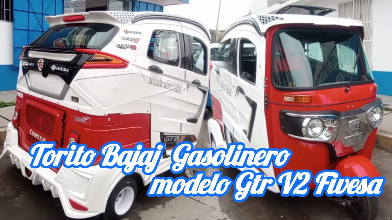 TORITO BAJAJ GASOLINERO MODELO GTR V2 FIVESA