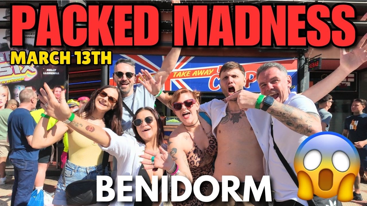 BENIDORM PACKED MADNESS! 😱🔥 FULL Pubs, Bars & Terraces!┃Cheltenham Day 4