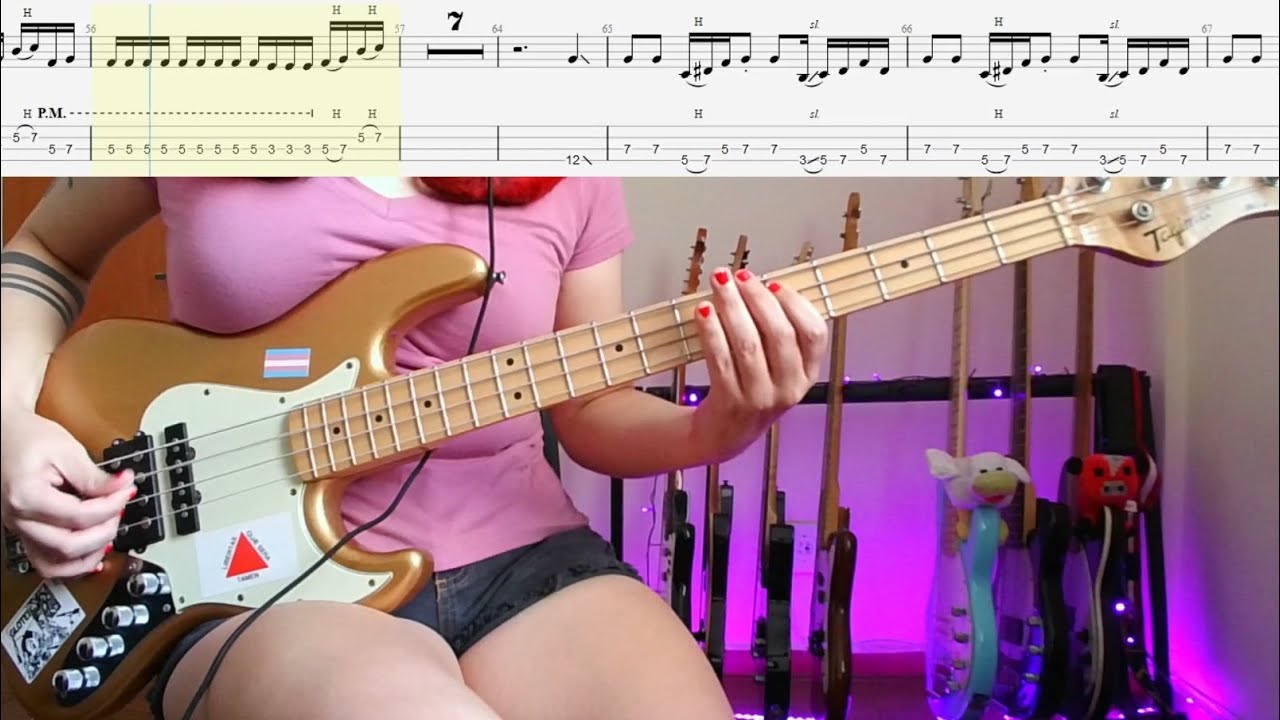 Type O Negative - Be My Druidess (Bass Cover With Tabs)