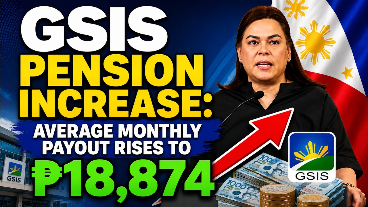 GSIS PENSION INCREASE: Average Monthly Payout Rises to ₱18,874 Only For These...!