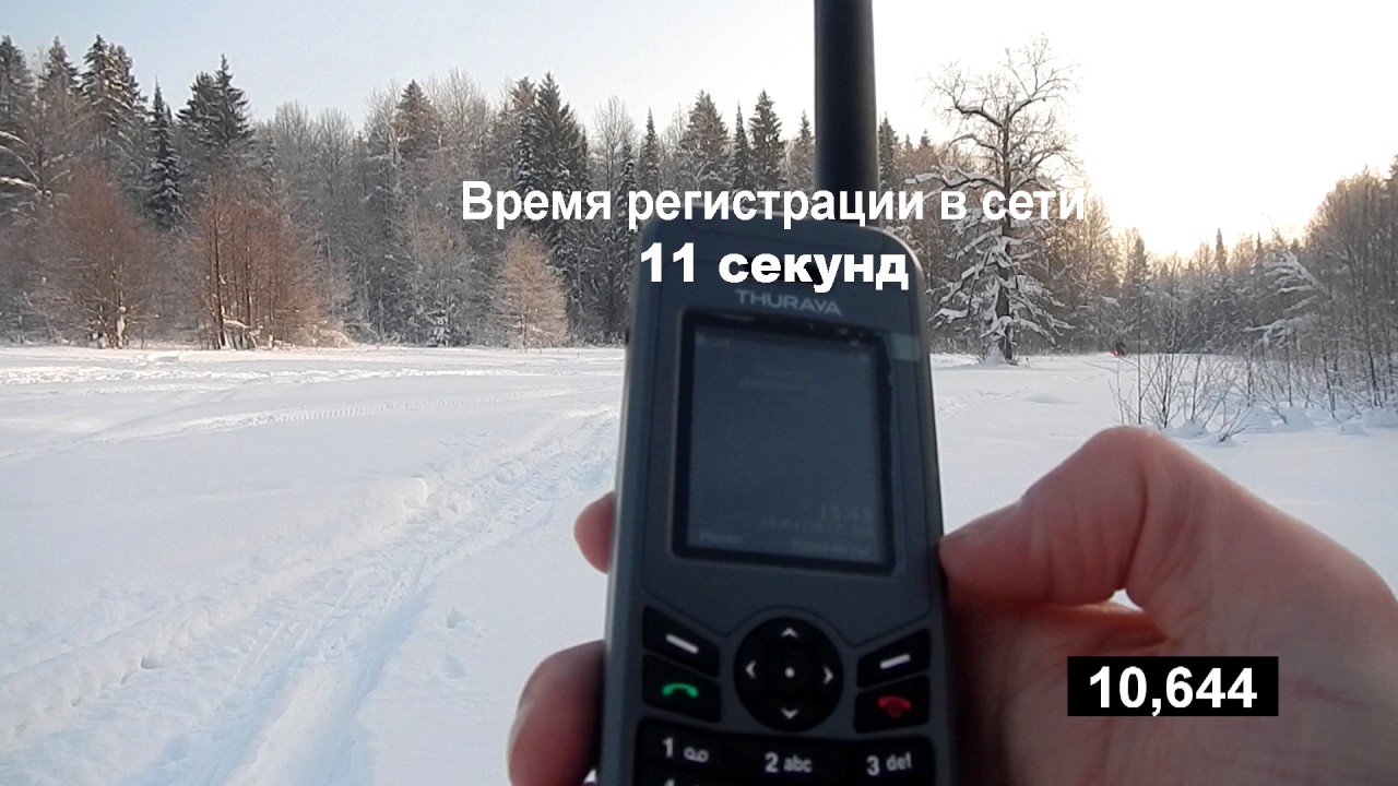 Тест Thuraya XT-LITE от PERMSPUTNIK (Время: включения и регистрации в сети)