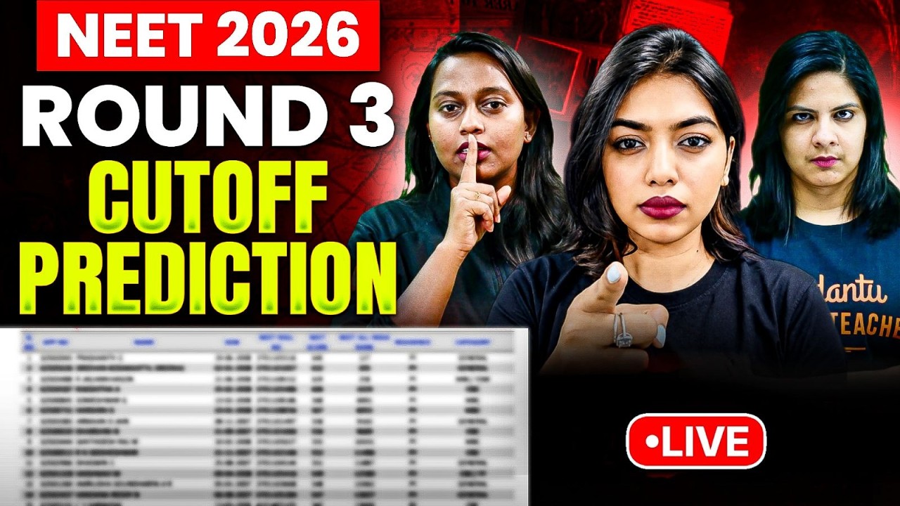 NEET 2026 Round 3 Cutoff Prediction  PART- 2🔥How Low Can MBBS Cutoff Go? | Govt & Private  Cutoff