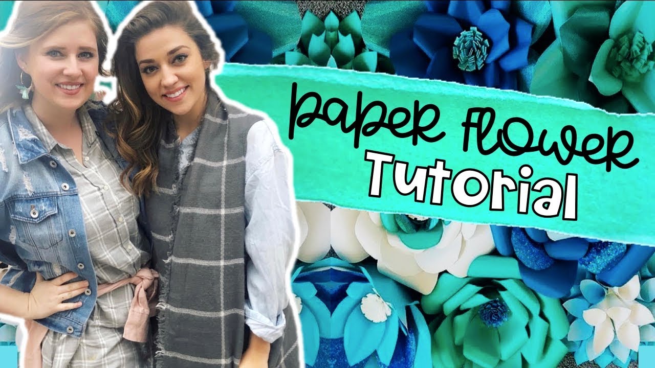 Paper Flower Tutorial | DIY Templates