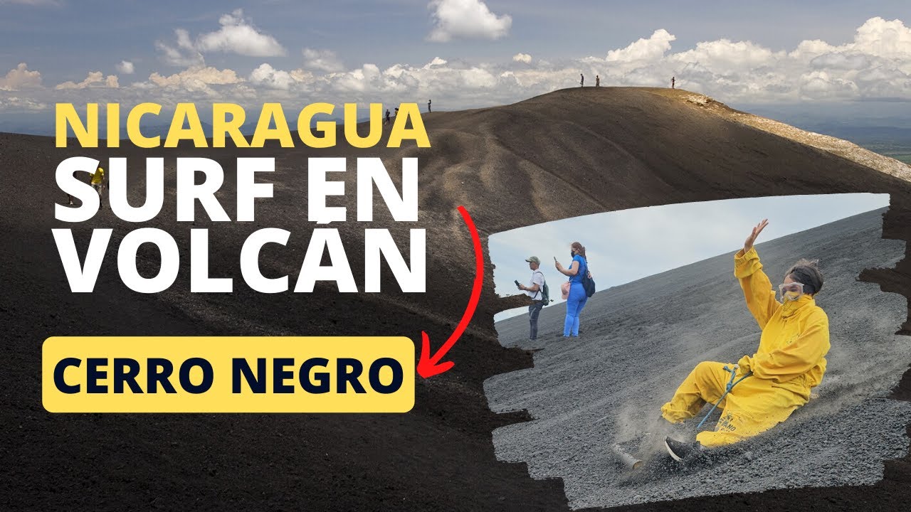 ¿Surf en un Volcán?  Solo en LEÓN - NICARAGUA 😱😱