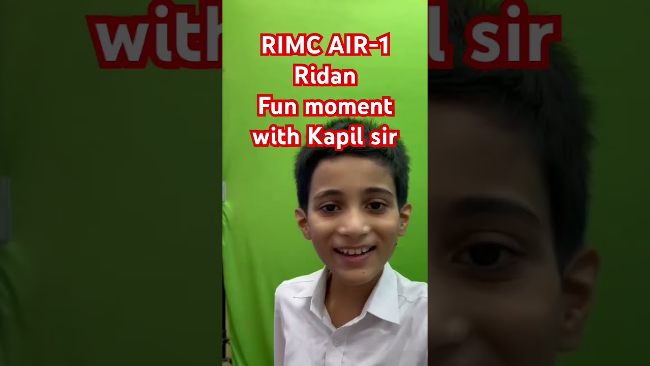 Rimc air -1 Ridan fun moments with Kapil sir#rimc2025