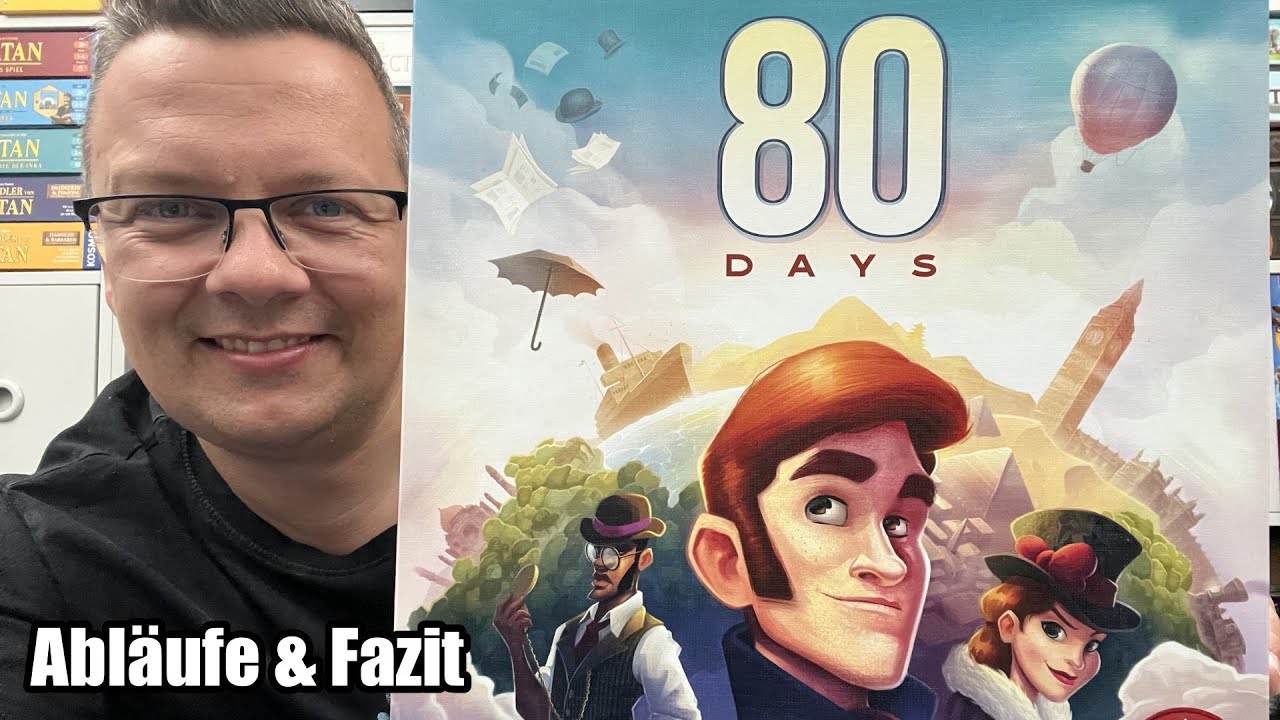 80 Days (Piatnik) In 80 Tagen um die Welt - Abenteuerspiel bei dem das Reisen im Mittelpunkt steht.