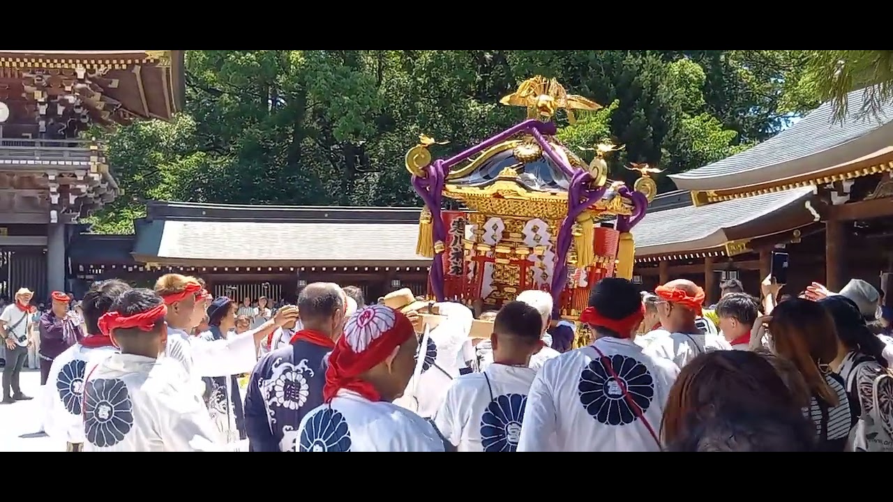 ⑯⛩️相模國 一之宮 寒川神社 ㊗️令和 7 年7月21日【浜降祭 宮入】旧 國幤中社 現在は 神社本庁 の 別表神社