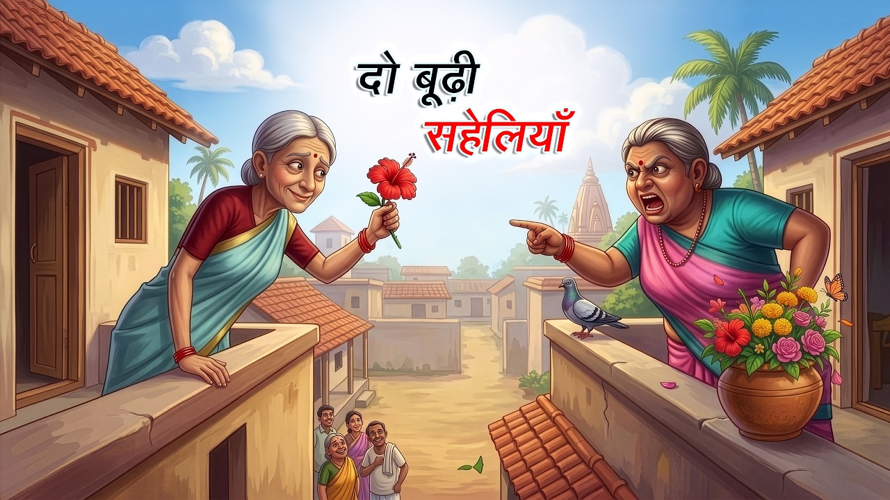 दो बूढ़ी सहेलियाँ | Do Budhi Saheliyan | Hindi Kahaniya | Animated Stories