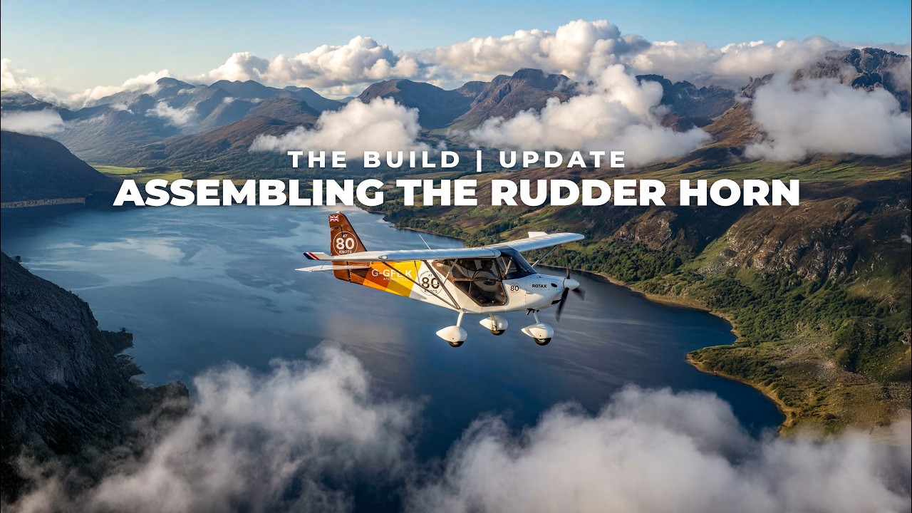 Assembling the rudder horn | Build update