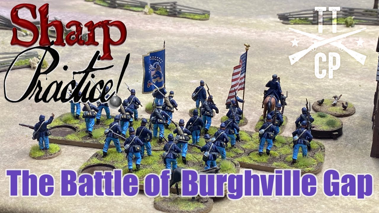 Tabletop CP: Sharp Practice Battle Report- The Battle of Burghville Gap