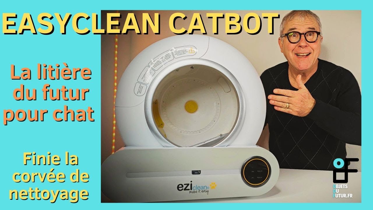 EZIclean Catbot K8i : la liti&egrave;re robot autonettoyante pour chats