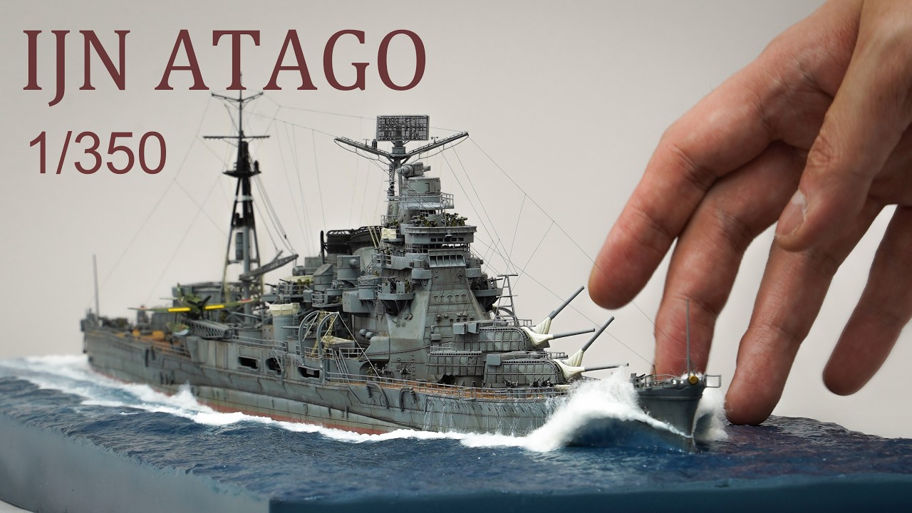 Making IJN Heavy crusier ATAGO with Veryfire model