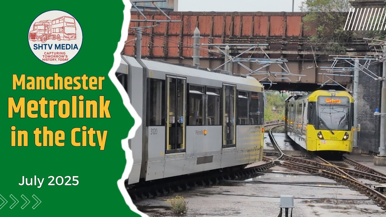 🚊 Manchester Metrolink in Motion | July 2025 Tram Action Across the City