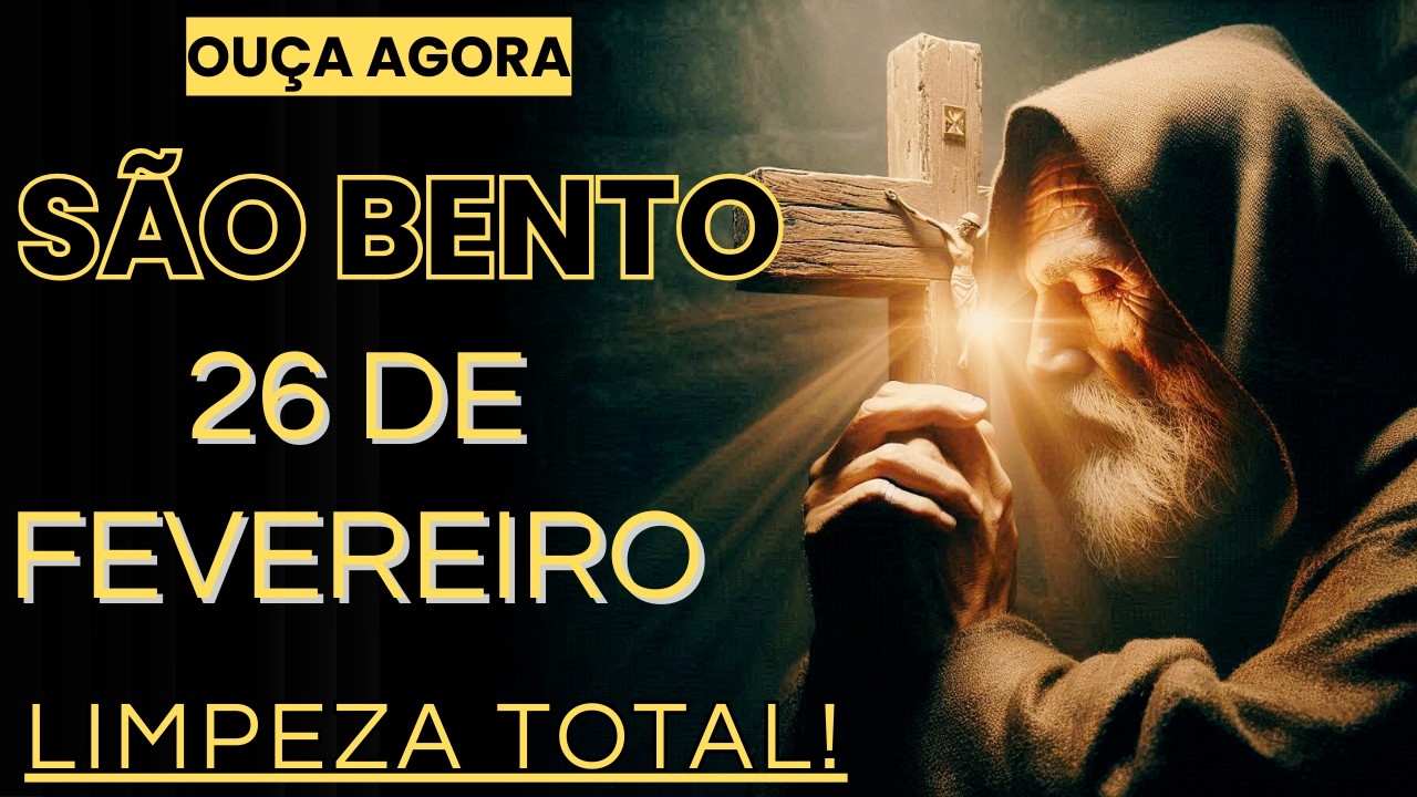 🛡️ São Bento, Afasta de Mim Toda Inveja e Olhar Negativo