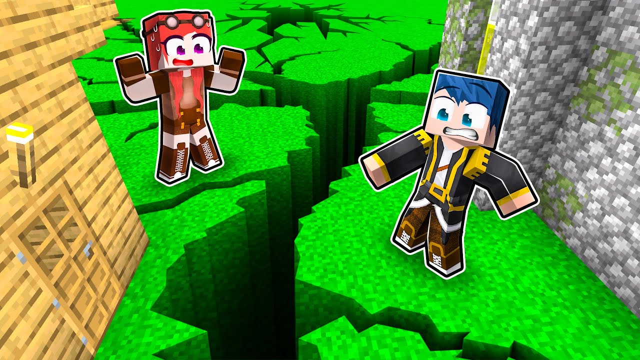 IL MONDO DI MINECRAFT SI È SPACCATO A METÀ!