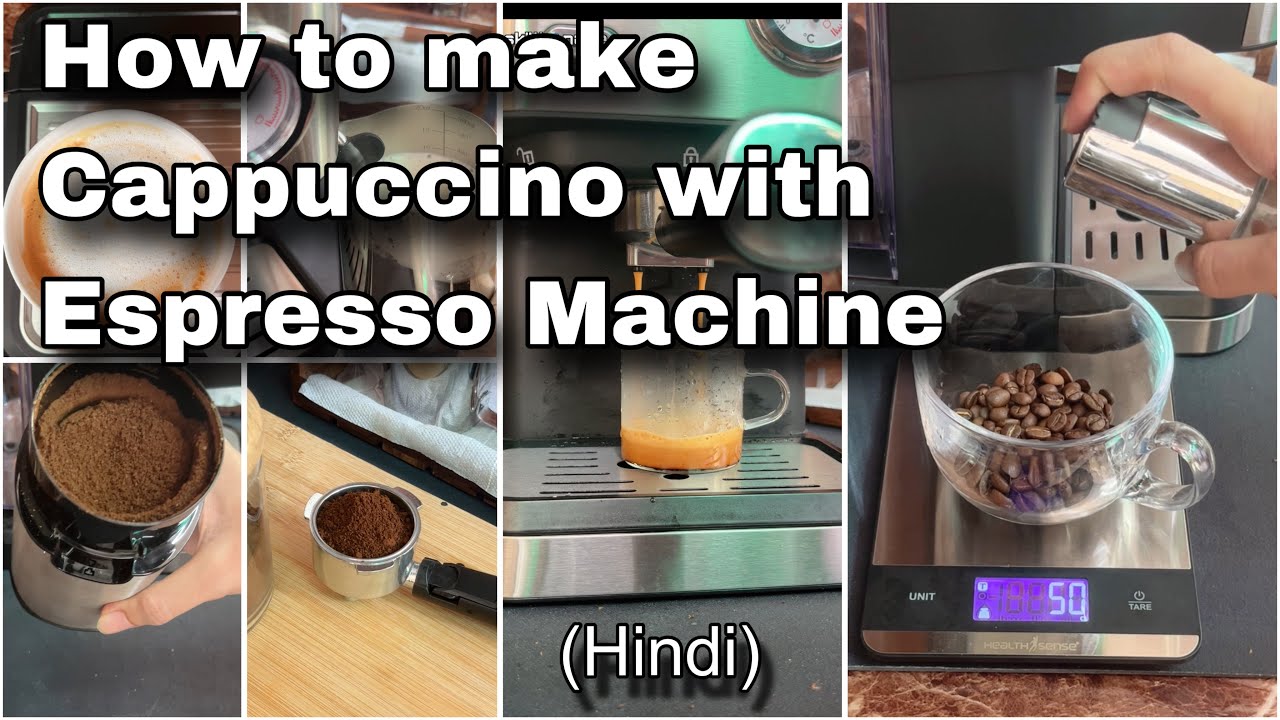 How to make Cappuccino with Wonderchef Regenta 19 Bar #cappuccino #espressomachine #wonderchef