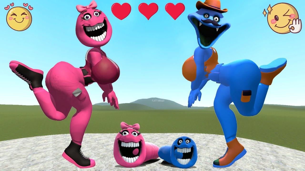 I found the love story of the hungry snake in Garry's mod.
