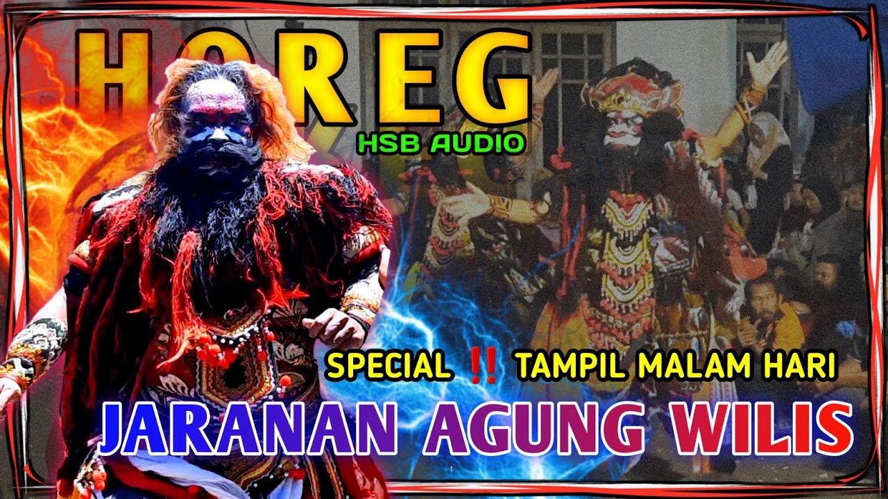 Jaranan Buto Agung Wilis Tampil Malam - HSB Audio Horeg Glerr live plampangrejo