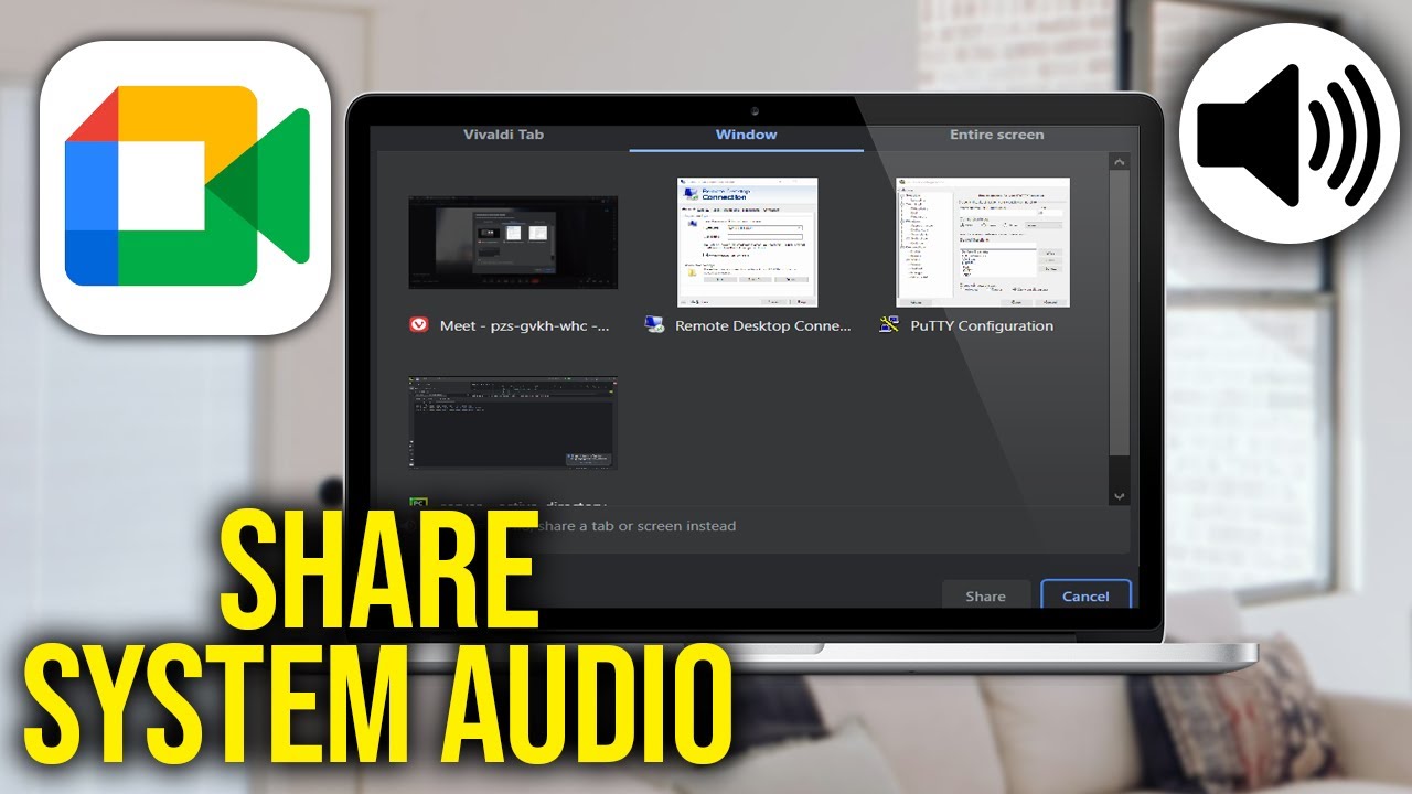 How To Share System Audio in Google Meet