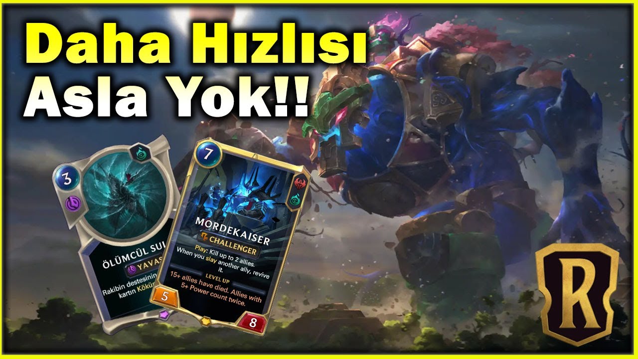 Mordekaiser ve Maokai ile Rakipleri Çıldırttık!!!  Legends Of Runeterra (LoR)